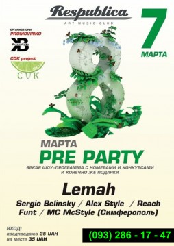 Pre Party 8 
