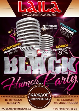 Black humor party